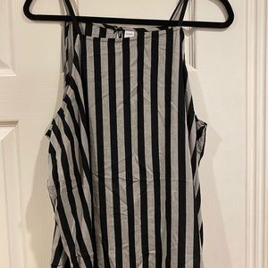 Striped dressy blouse